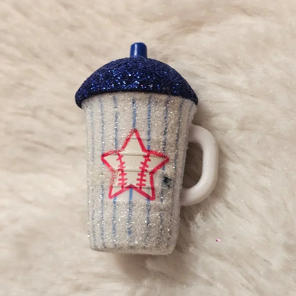 LOL Surprise Doll Accessory Drink Cup Bottle Baseball Funky Q.T. Glitter Blue